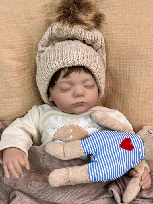Avery sovende babydukke med neutral krop