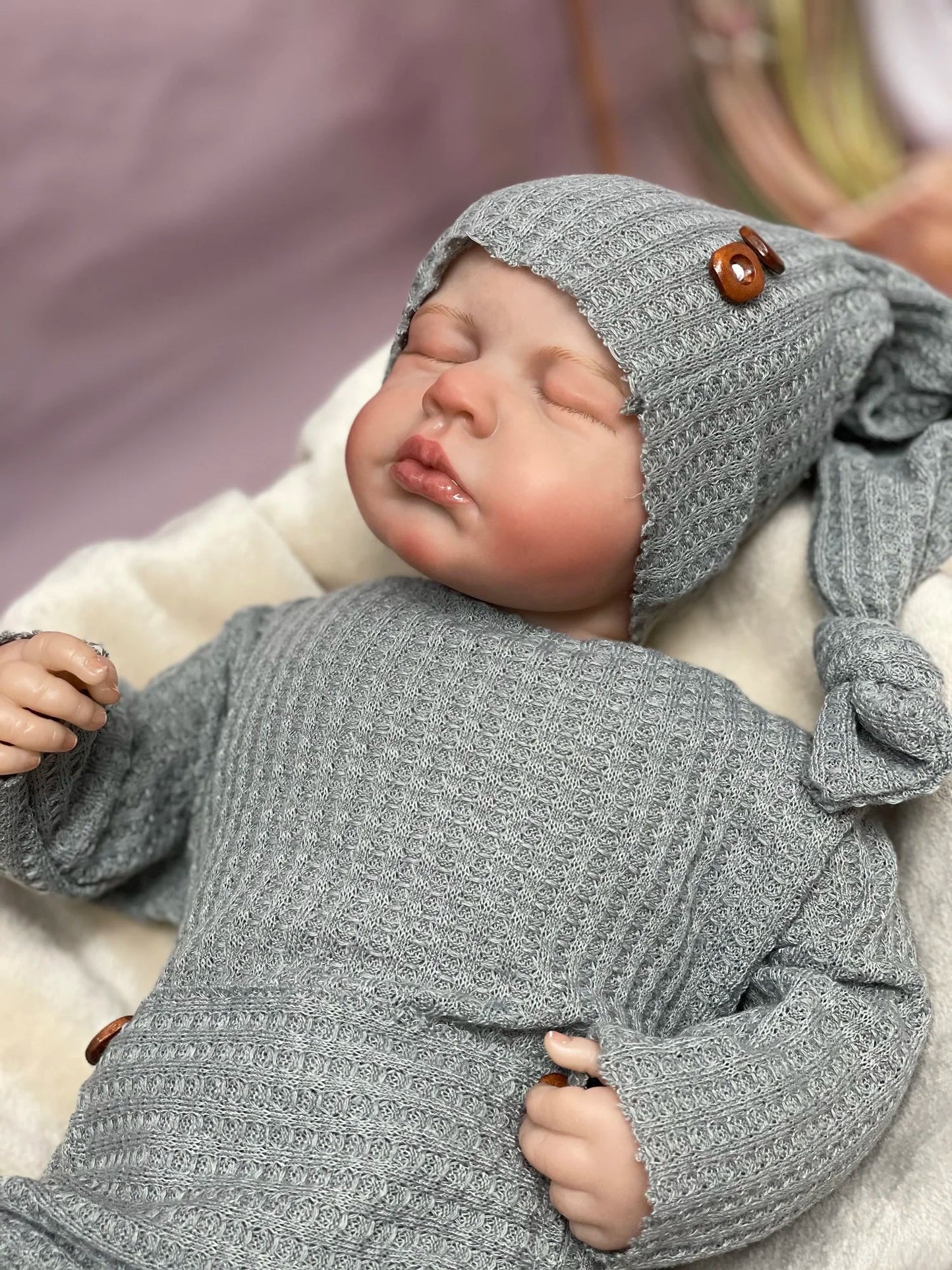 Harper og Hayden tvillingedukker med Genesis-bemaling