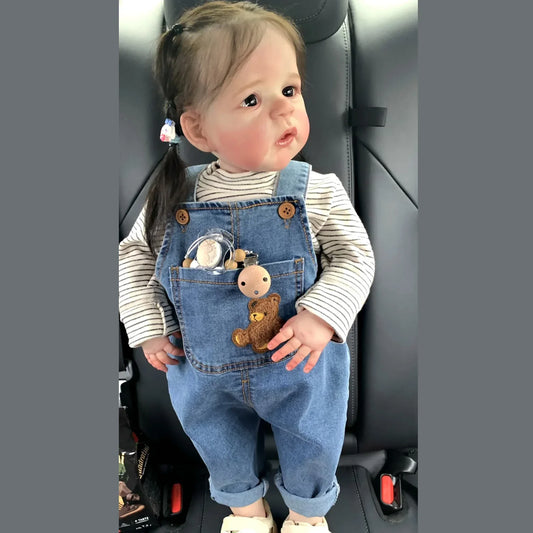 Elsie stor reborn dukke med Genesis-bemaling