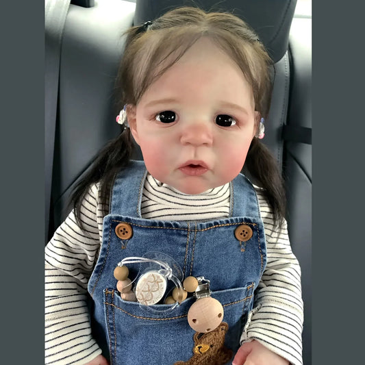 Elsie stor reborn dukke med Genesis-bemaling